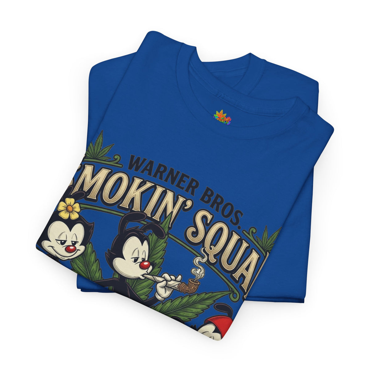 Vert Animaniacs Smoker Vintage Style Unisex Cotton Graphic T-Shirt