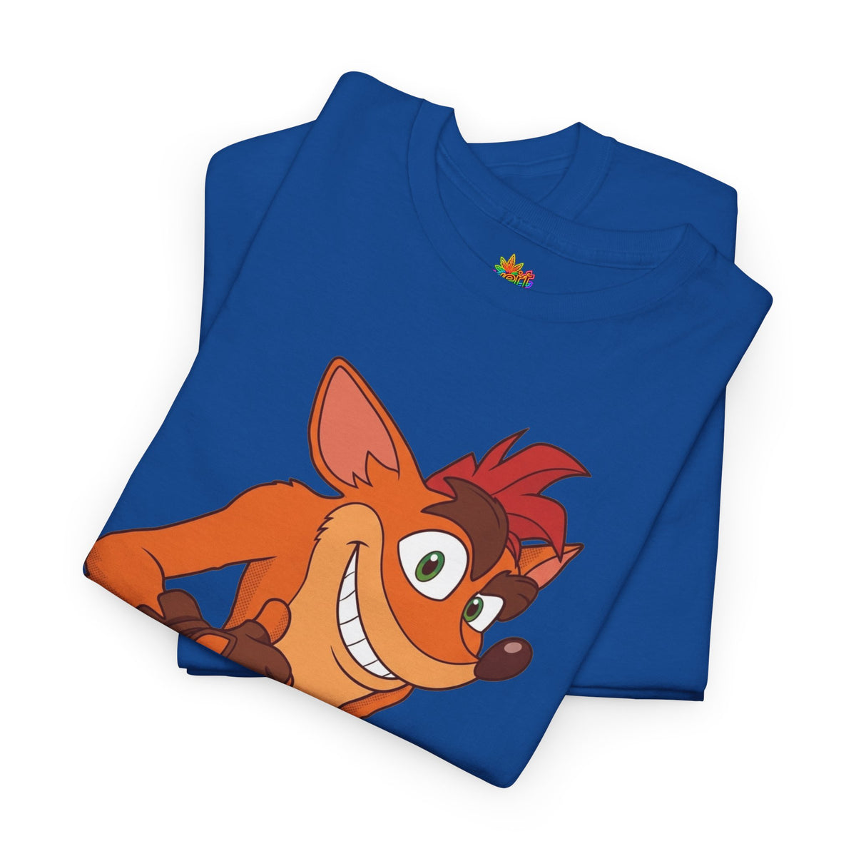Vert Crash Bandicoot Vintage Style Unisex Cotton Graphic T-Shirt