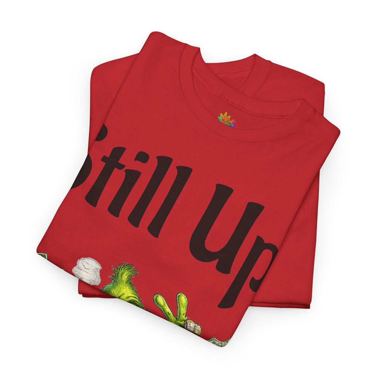 Vert Grinch Smoker Vintage Style Unisex Cotton Graphic T-Shirt
