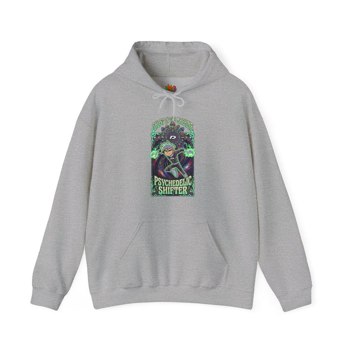 Vert Danny Phantom Psychedelic Vintage Style Unisex Graphic Hoodie