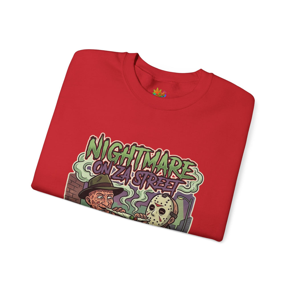 Vert Freddy & Jason Smoker Vintage Style Unisex Crewneck Sweatshirt