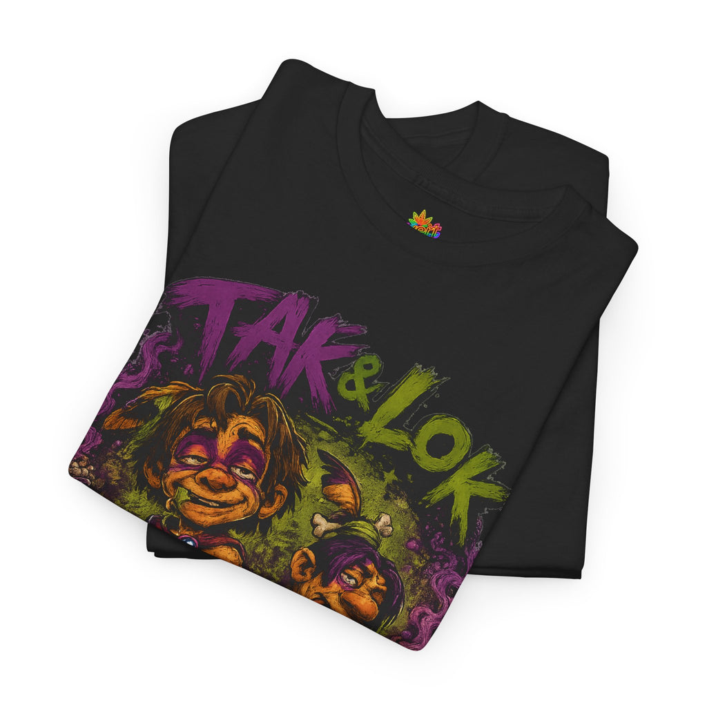 Vert Tak & Lok Vintage Style Unisex Cotton Graphic T-Shirt