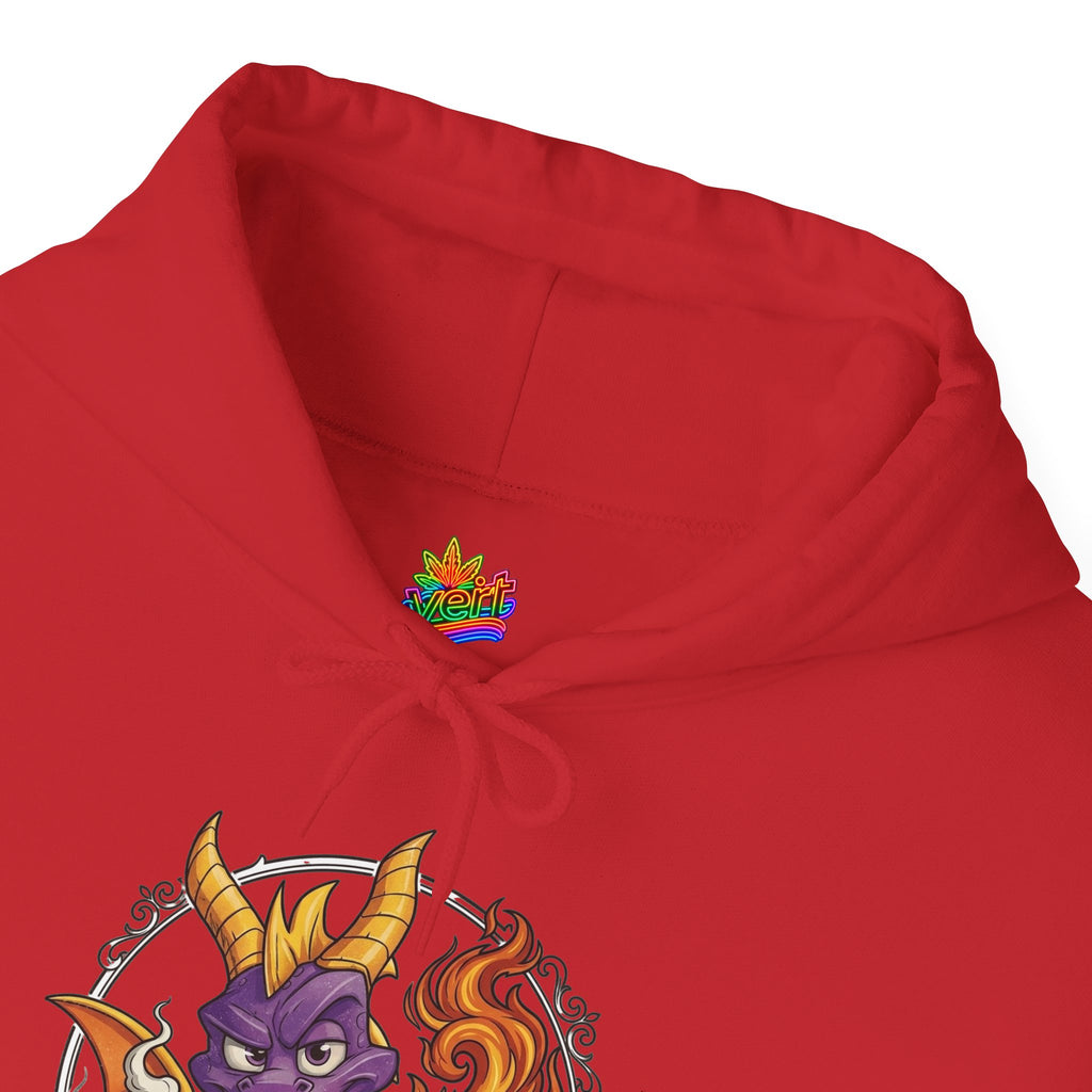 Vert Spyro Smoker Vintage Style Unisex Graphic Hoodie