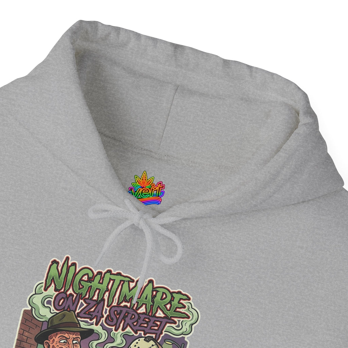 Vert Freddy & Jason Smoker Vintage Style Unisex Hoodie