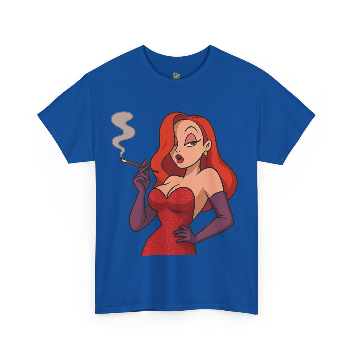 Vert Jessica Rabbit Vintage Style Unisex Cotton Graphic T-Shirt