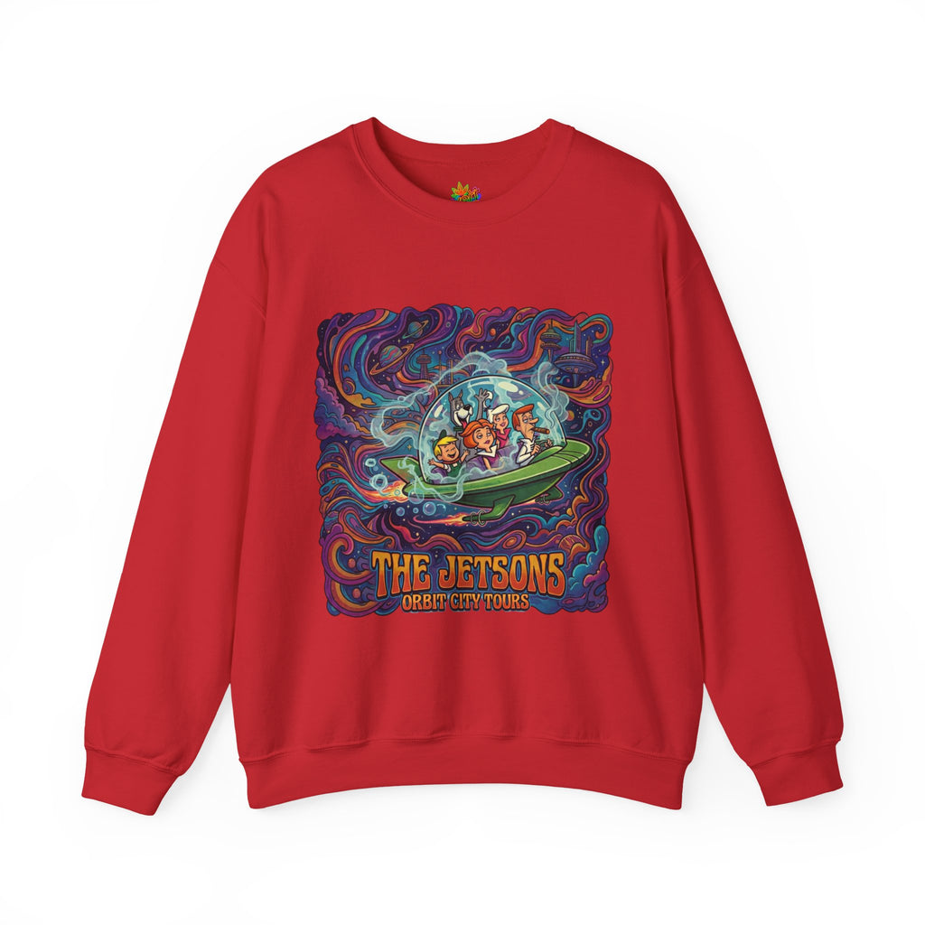 Vert Jetson Smoker Vintage Style Unisex Graphic Crewneck Sweatshirt