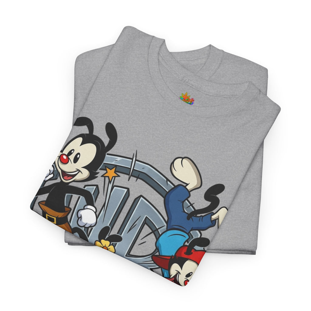 Vert Animaniacs Vintage Style Unisex Cotton Graphic T-Shirt