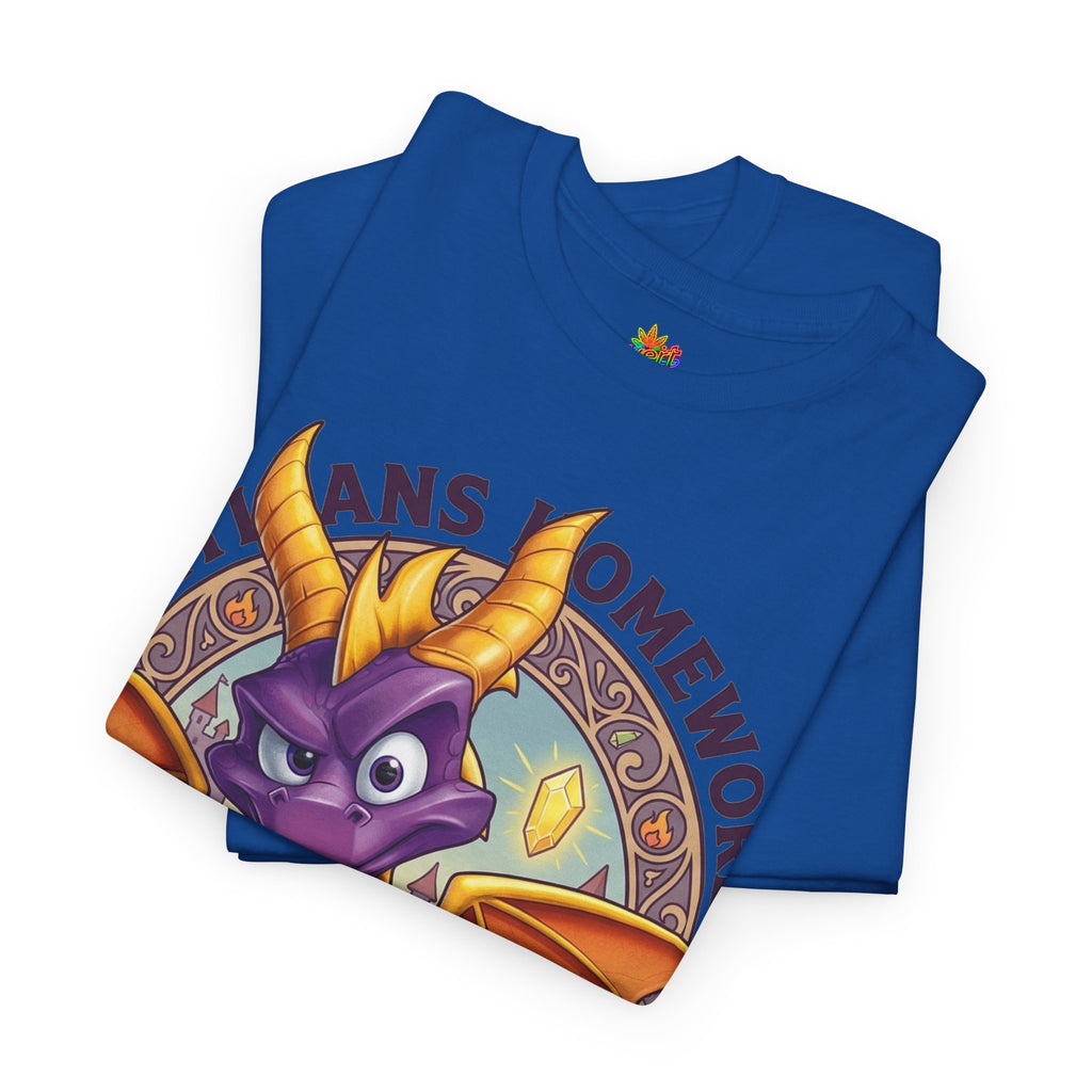 Vert Spyro Vintage Style Unisex Cotton Graphic T-Shirt