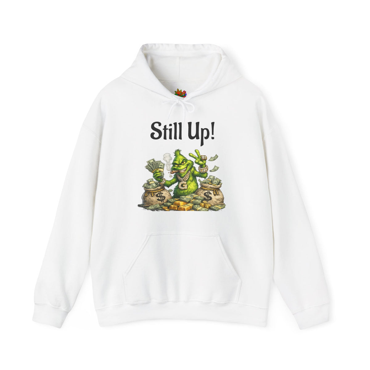 Vert Grinch Smoker Vintage Style Unisex Graphic Hoodie