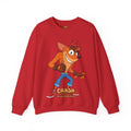 Vert Crash Bandicoot Vintage Style Unisex Graphic Crewneck Sweatshirt