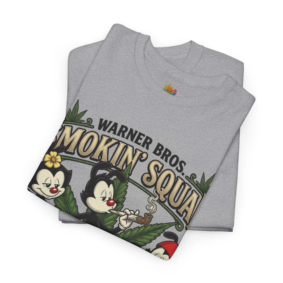 Vert Animaniacs Smoker Vintage Style Unisex Cotton Graphic T-Shirt