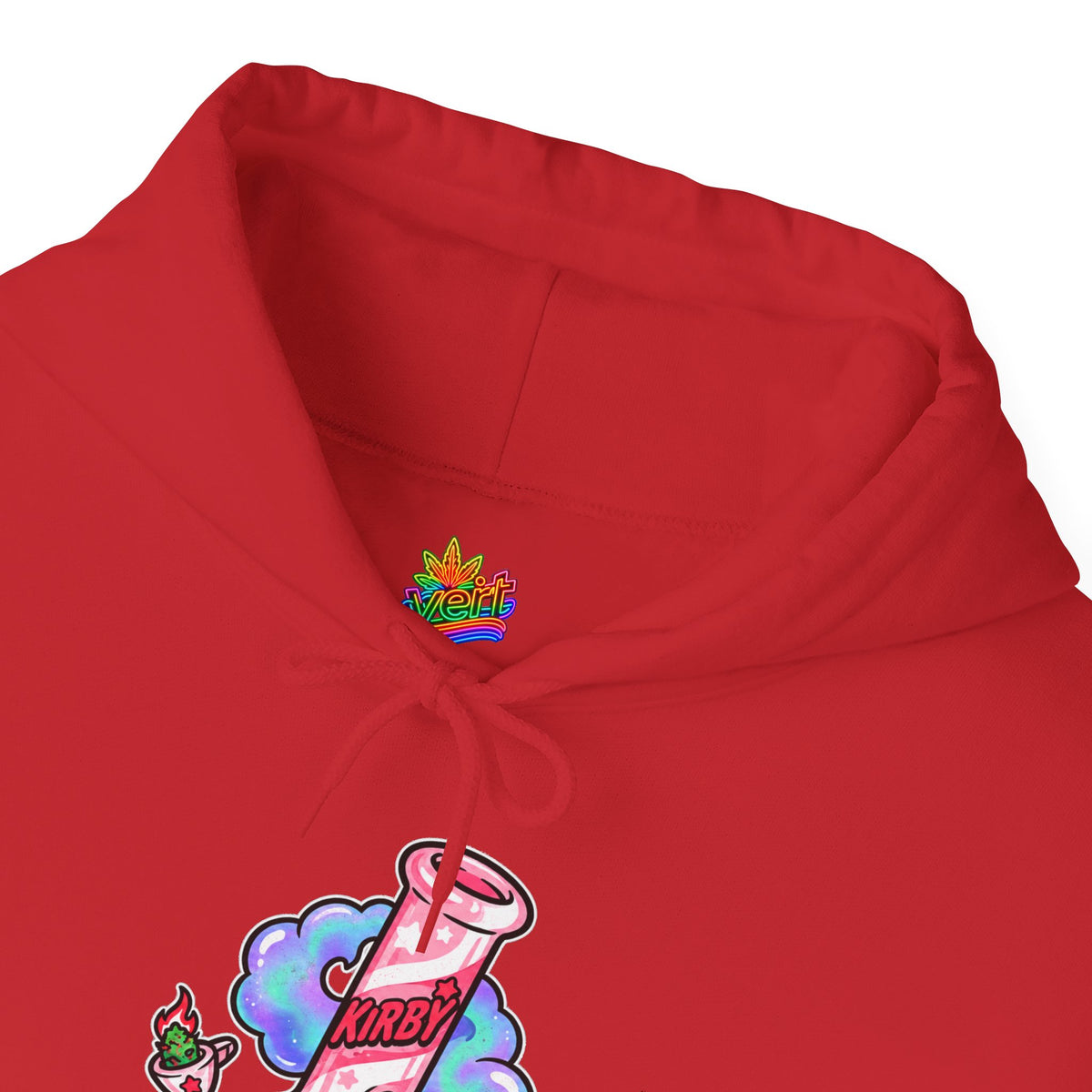 Vert Kirby Bong Vintage Style Unisex Graphic Hoodie