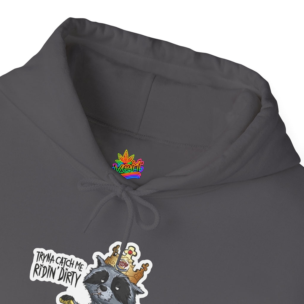 Vert Burger King Parody Vintage Style Unisex Graphic Hoodie