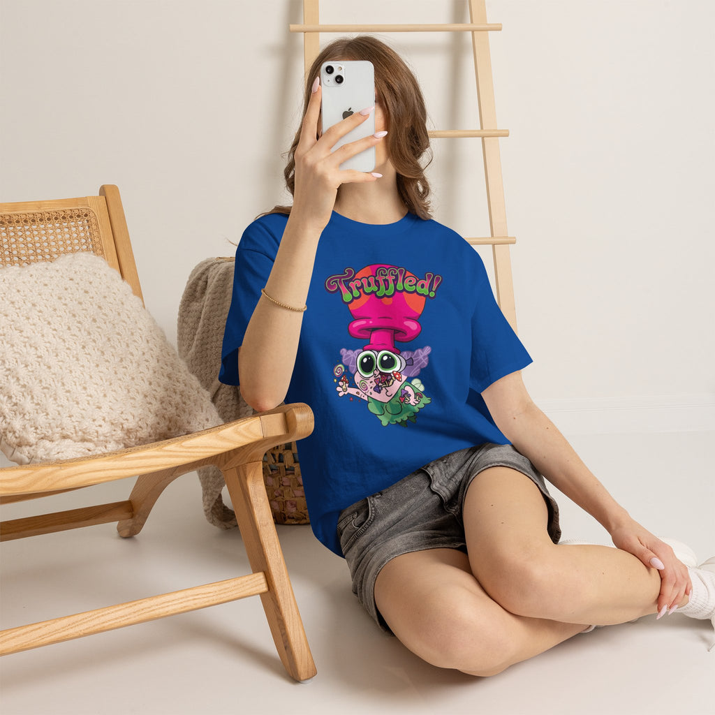 Vert Truffles Psychedelic Vintage Style Unisex Cotton Graphic T-Shirt