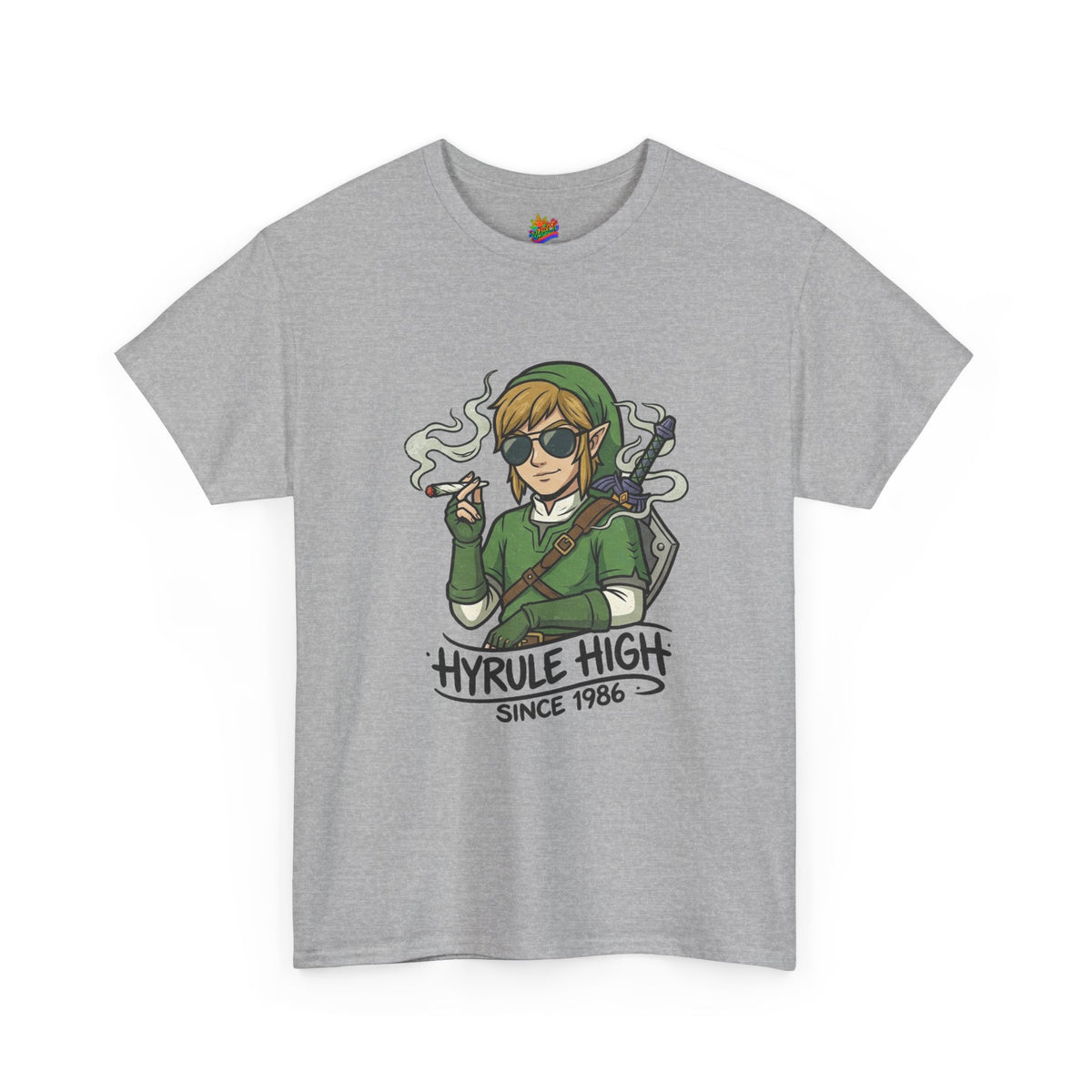 Vert Link Smoker Vintage Style Unisex Graphic Cotton T-Shirt