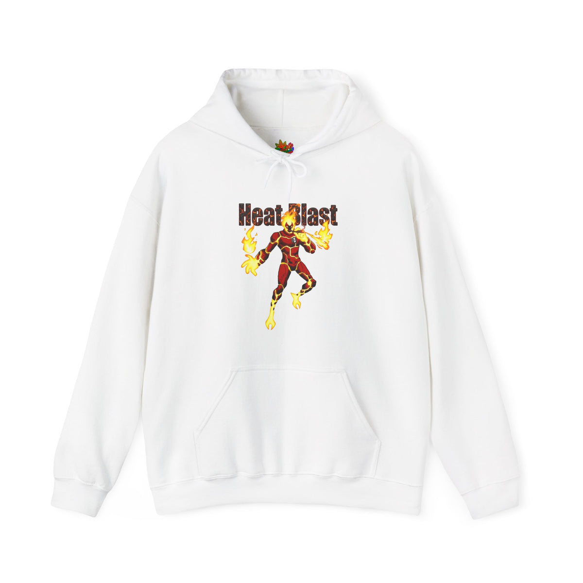 Vert Ben 10 Heat Blast Vintage Style Unisex Graphic Hoodie