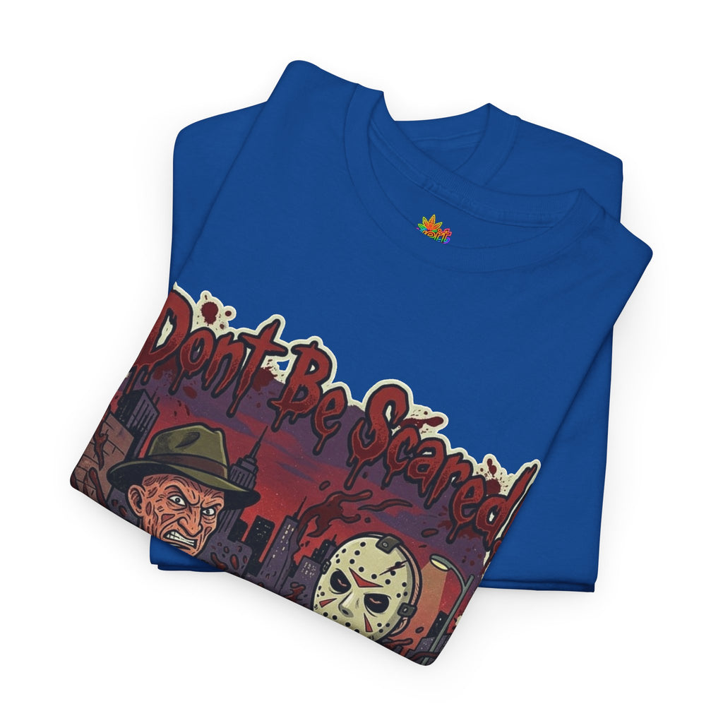 Vert Freddy & Jason Vintage Style Unisex Cotton Graphic T-Shirt
