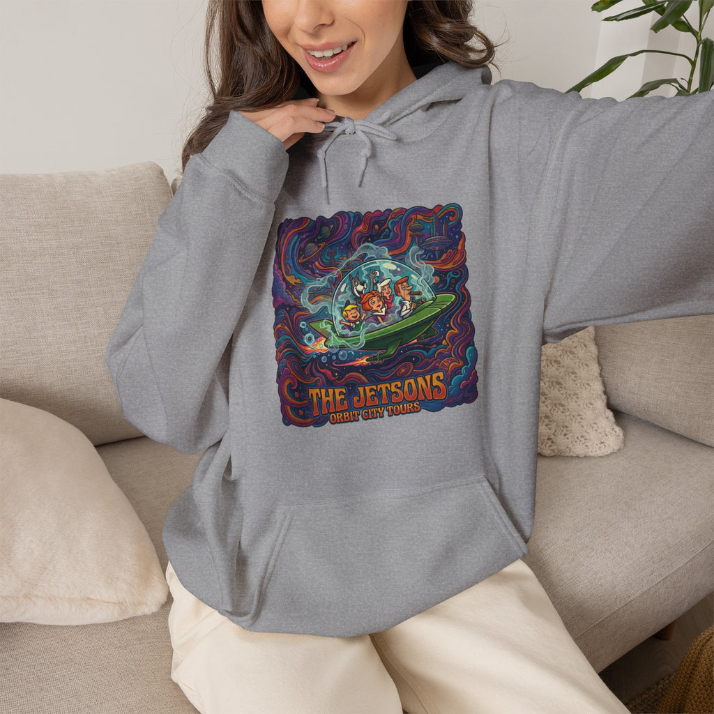 Vert Jetson Smoker Vintage Style Unisex Graphic Hoodie