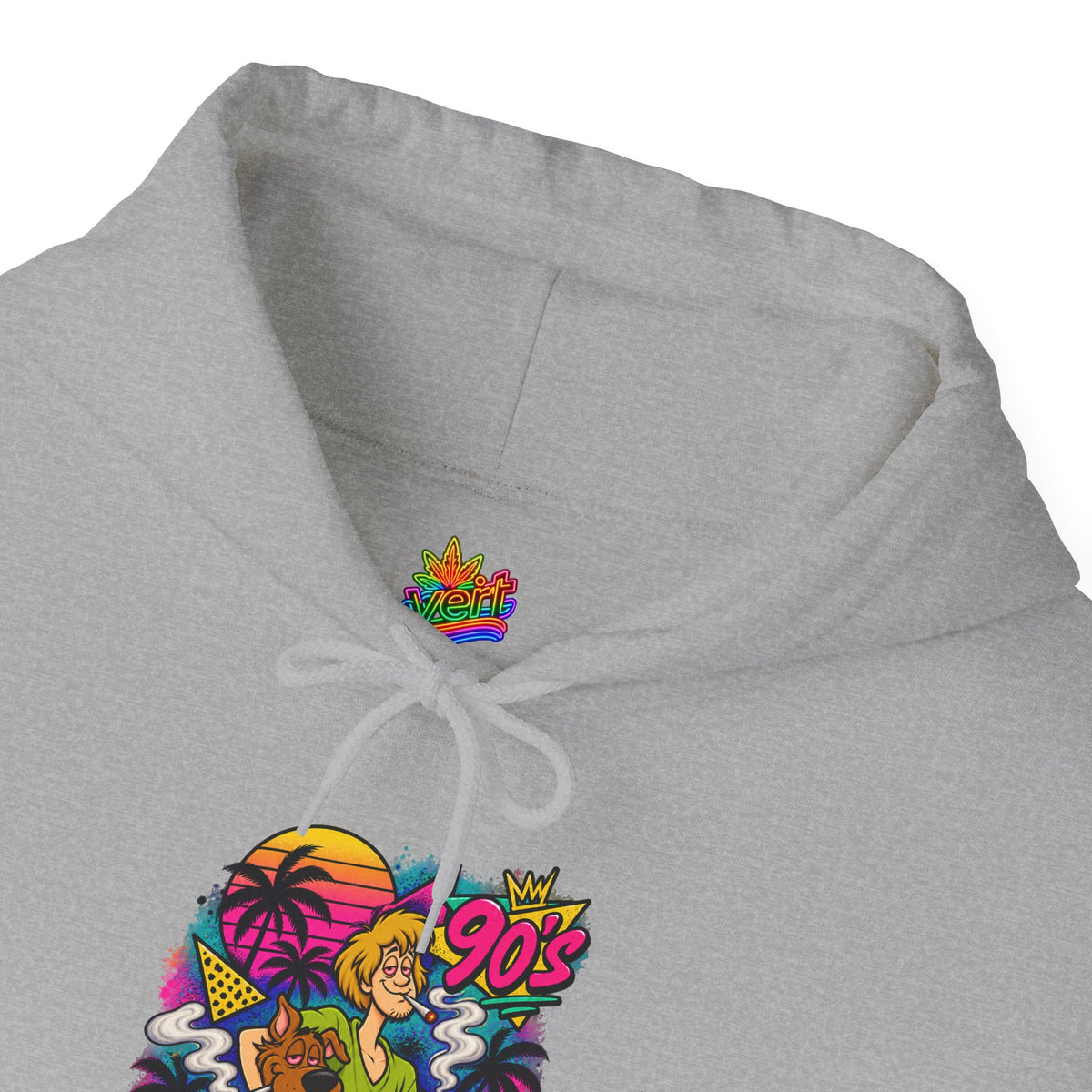 Vert Shaggy & Scooby Smoker Vintage Style Unisex Graphic Hoodie