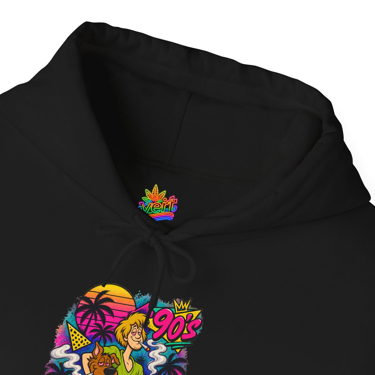 Vert Shaggy & Scooby Smoker Vintage Style Unisex Graphic Hoodie