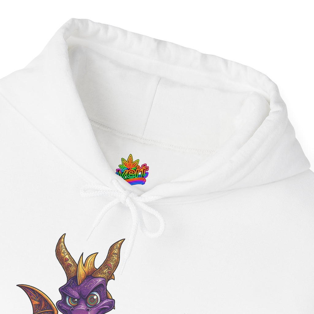 Vert Spyro Psychedelic Vintage Style Unisex Graphic Hoodie