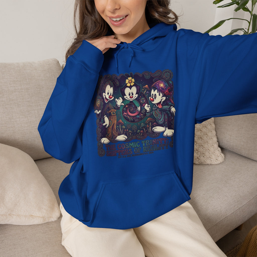 Vert Animaniacs Psychedelic Vintage Style Unisex Graphic Hoodie
