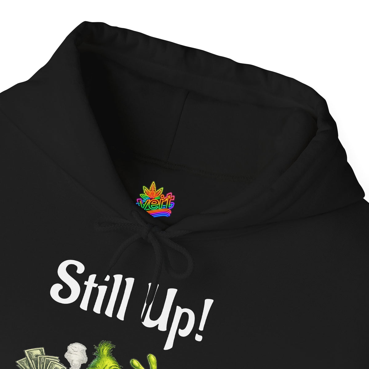 Vert Grinch Smoker Vintage Style Unisex Graphic Hoodie
