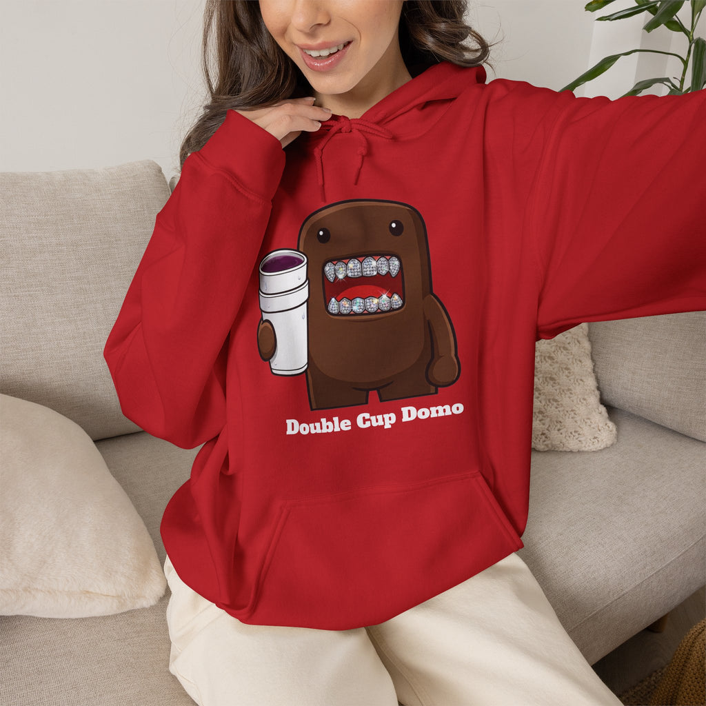 Vert Double Cup Domo Vintage Style Unisex Graphic Hoodie