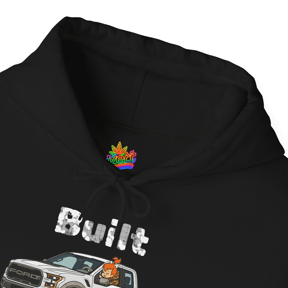 Vert Pebbles F-150 Vintage Style Unisex Graphic Hoodie