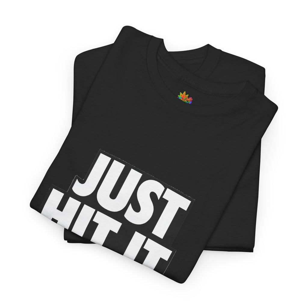 Vert Just Hit It Vintage Style Unisex Cotton Graphic T-Shirt