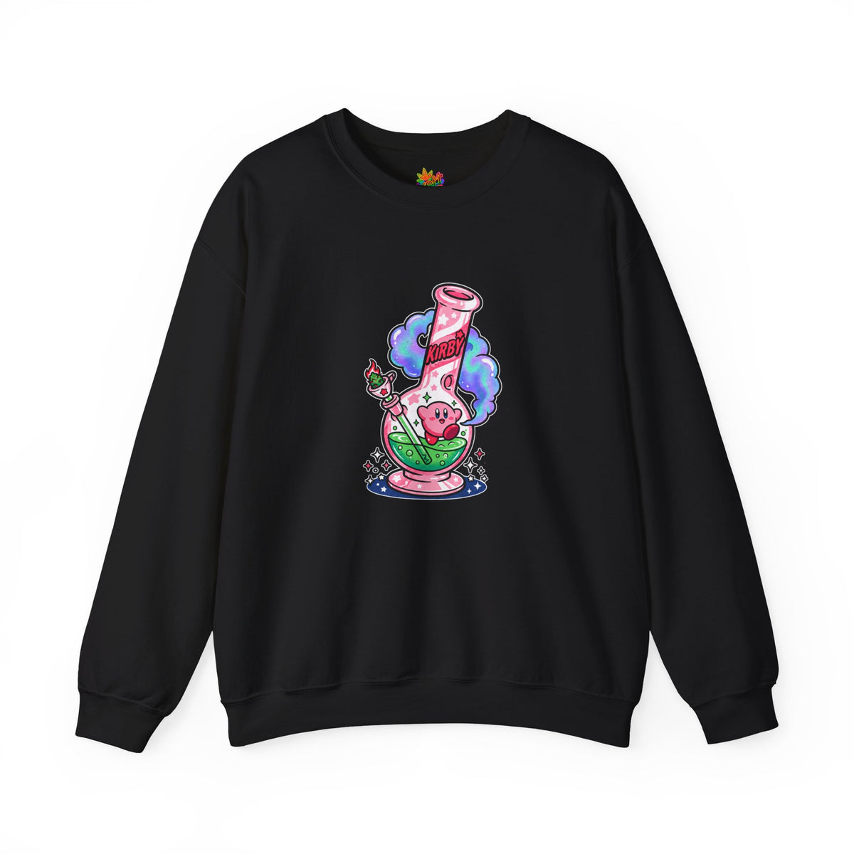 Vert Kirby Bong Vintage Style Unisex Graphic Crewneck Sweatshirt