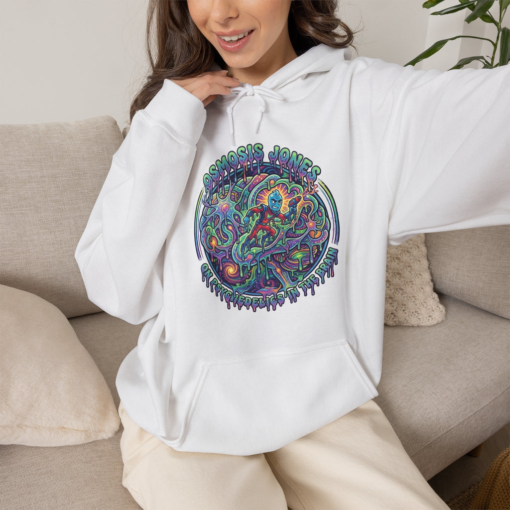 Vert Osmosis Jones Psychedelic Vintage Style Unisex Graphic Hoodie