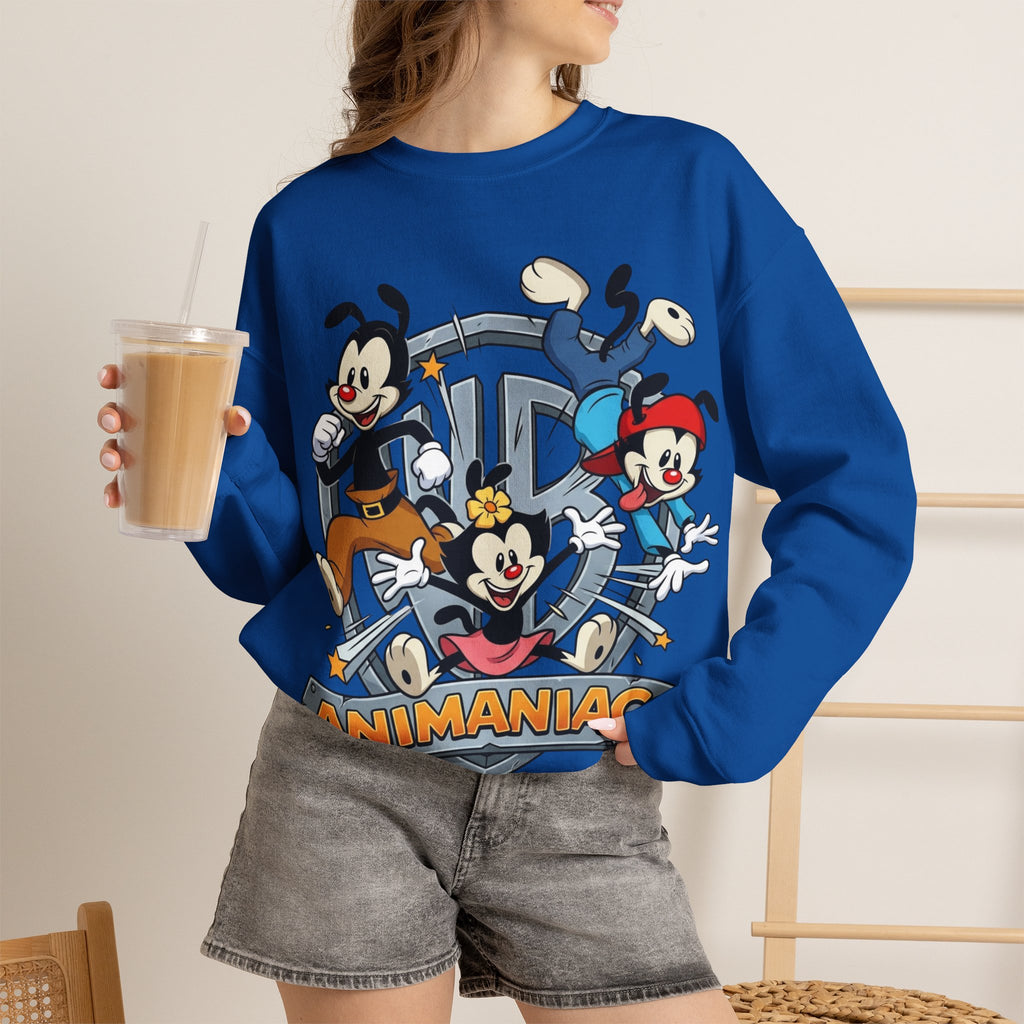 Vert Animaniacs Vintage Style Unisex Graphic Crewneck Sweatshirt