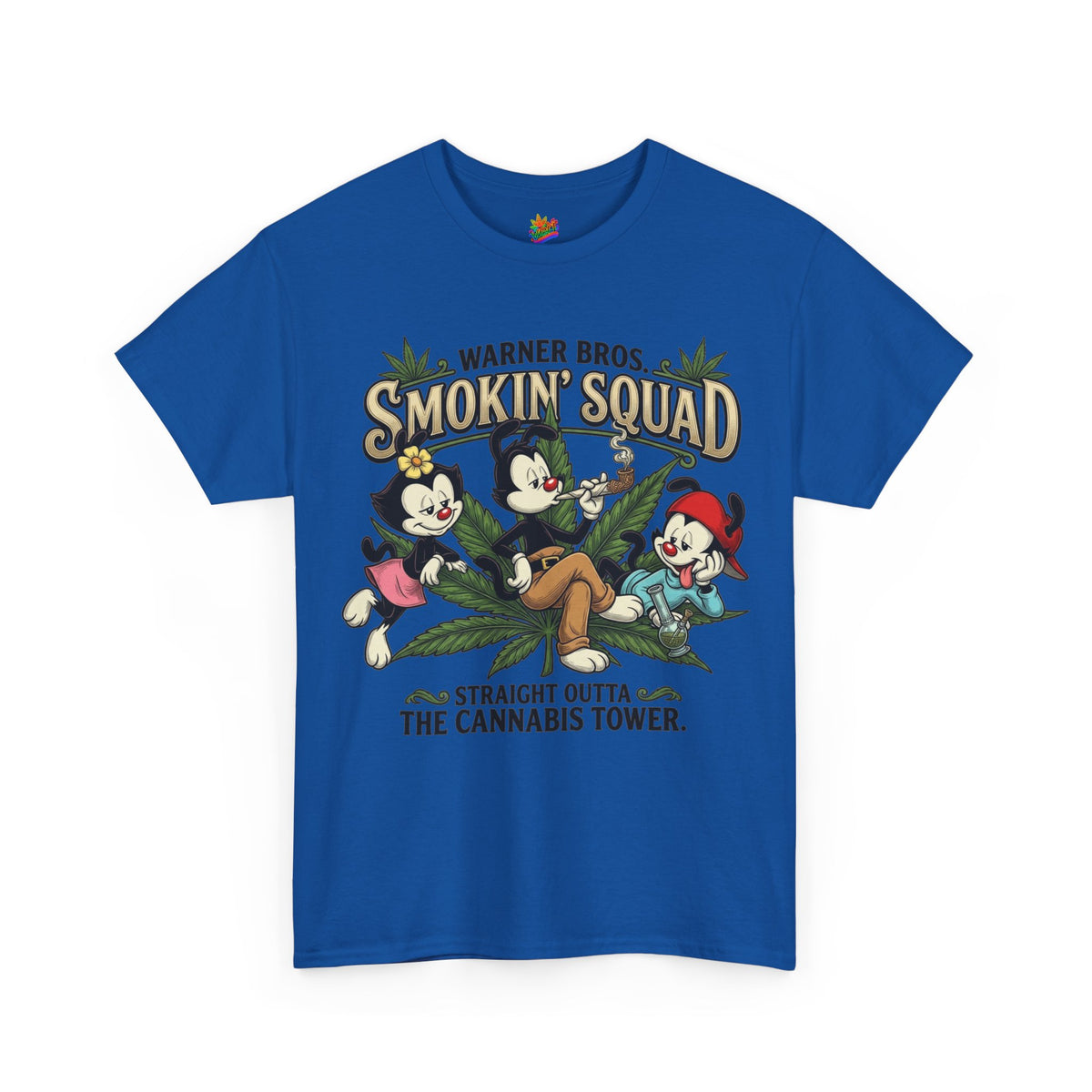 Vert Animaniacs Smoker Vintage Style Unisex Cotton Graphic T-Shirt