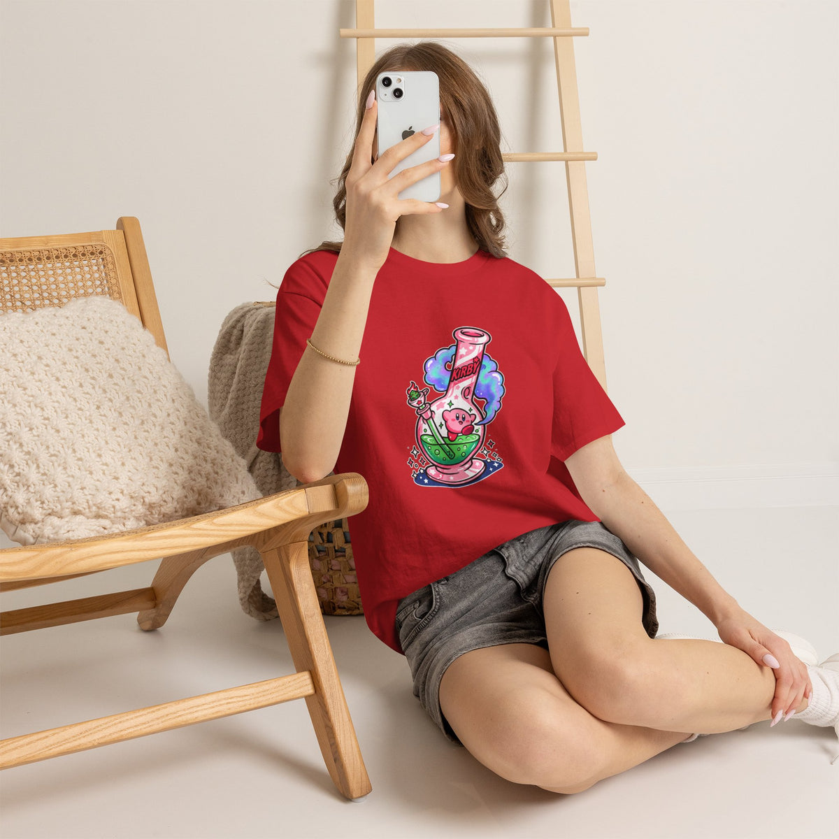 Vert Kirby Bong Vintage Style Unisex Cotton Graphic T-Shirt