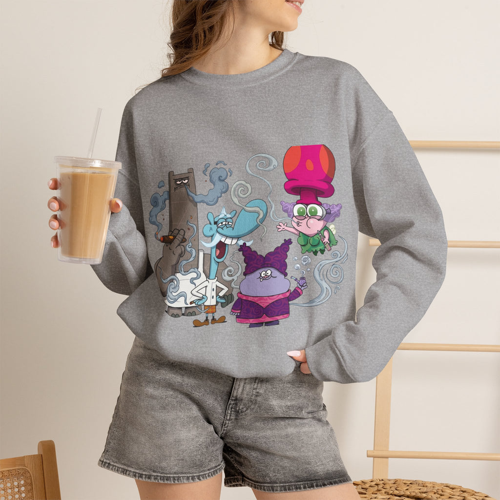 Vert Chowder Smoker Vintage Style Unisex Graphic Crewneck Sweatshirt