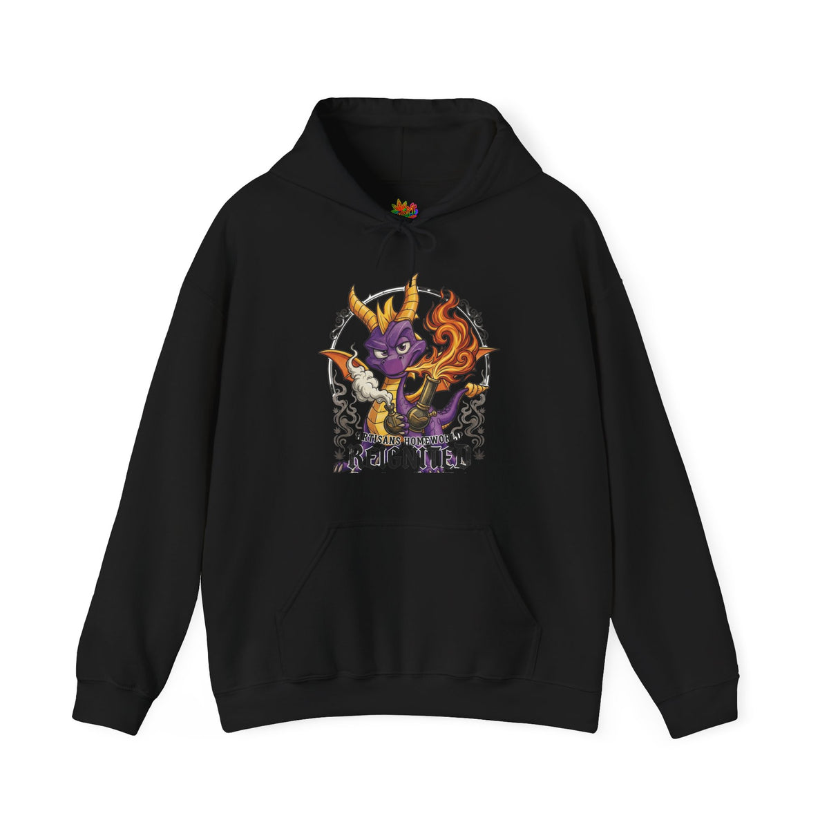 Vert Spyro Smoker Vintage Style Unisex Graphic Hoodie