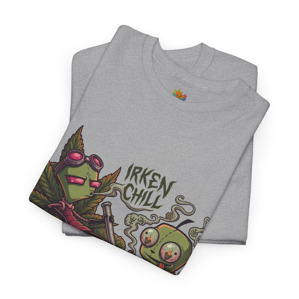 Vert Invader Zim Smoker Vintage Style Unisex Cotton Graphic T-Shirt