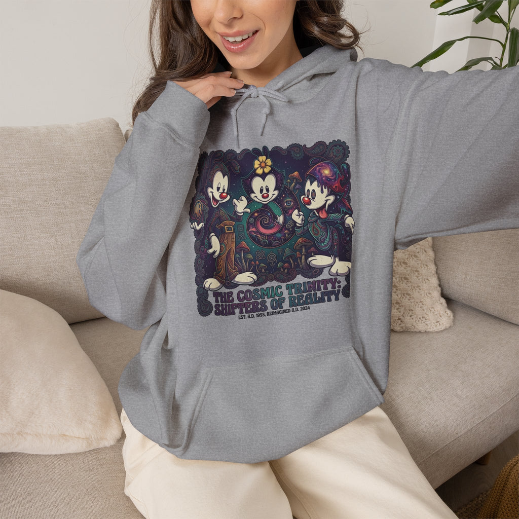 Vert Animaniacs Psychedelic Vintage Style Unisex Graphic Hoodie