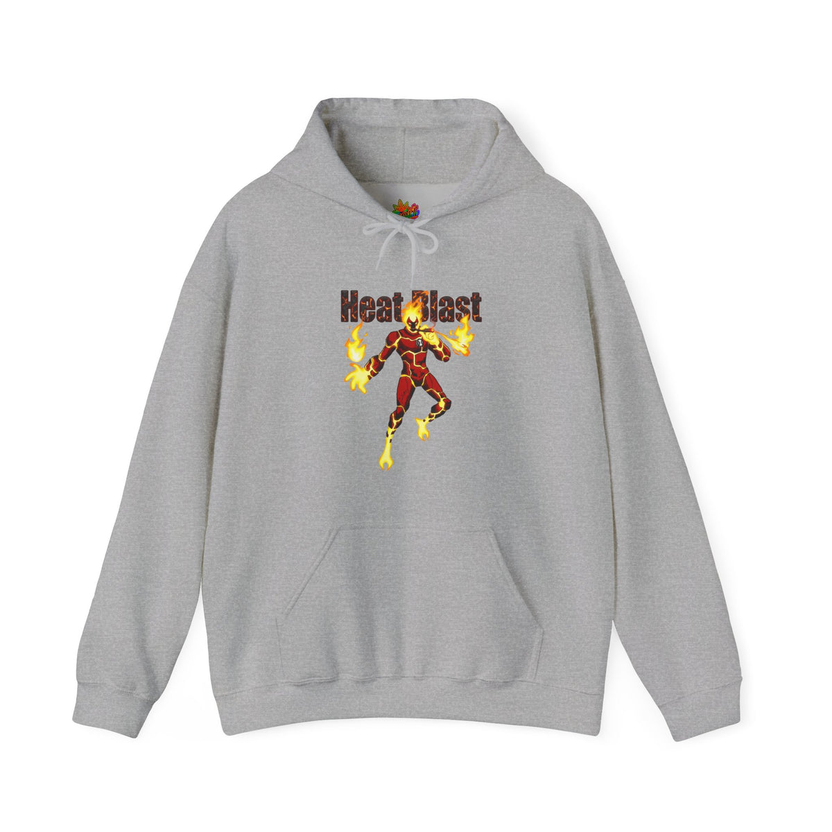 Vert Ben 10 Heat Blast Vintage Style Unisex Graphic Hoodie