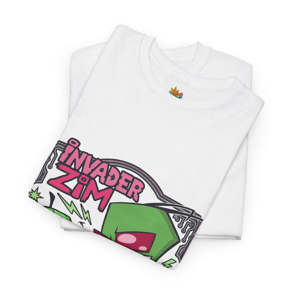 Vert Invader Zim Vintage Style Unisex Cotton Graphic T-Shirt
