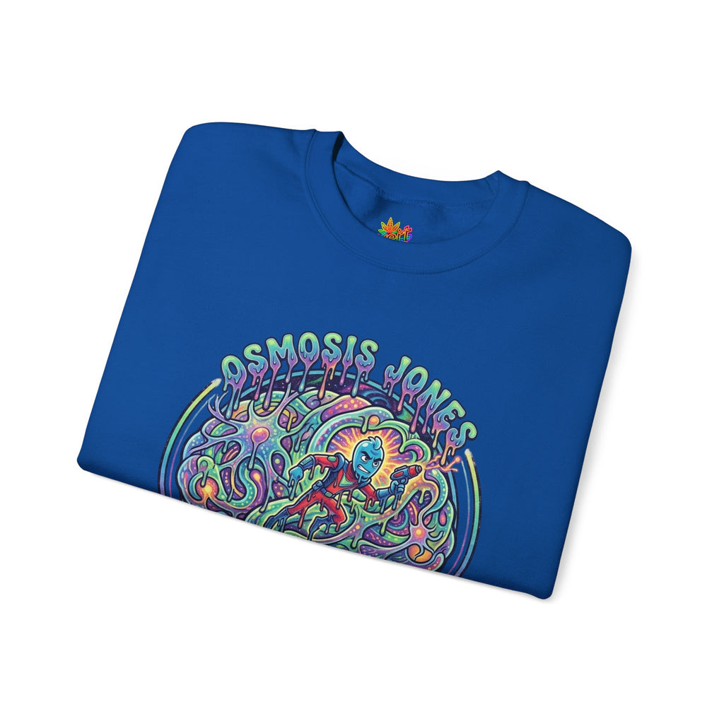 Vert Osmosis Jones Psychedelics Vintage Style Unisex Graphic Crewneck Sweatshirt