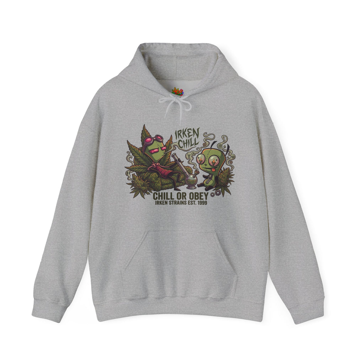 Vert Invader Zim Smoker Vintage Style Unisex Graphic Hoodie