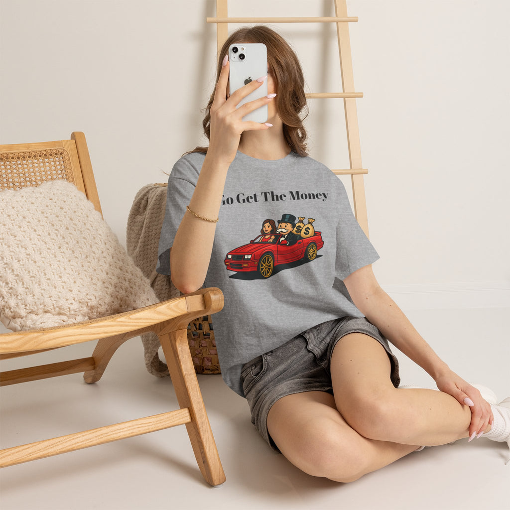 Vert Monopoly Man Vintage Style Unisex Graphic T-Shirt