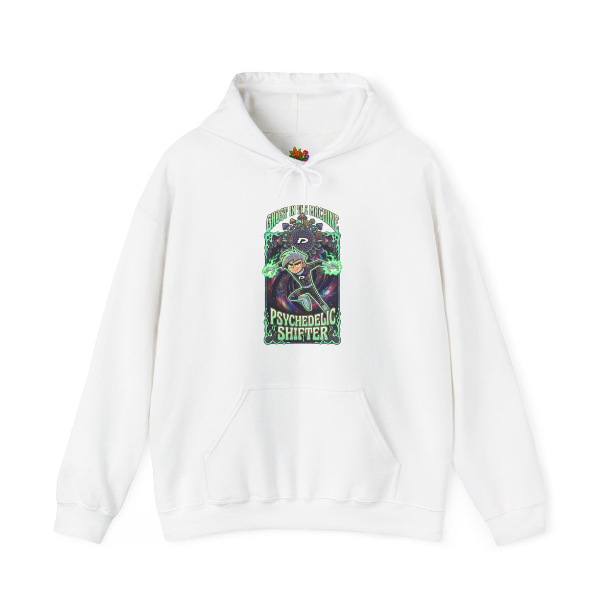 Vert Danny Phantom Psychedelic Vintage Style Unisex Graphic Hoodie