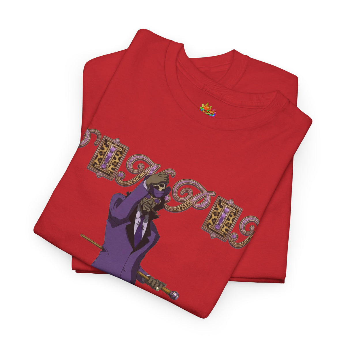 Vert Pimp Named Slickback Vintage Style Unisex Graphic Cotton T-Shirt
