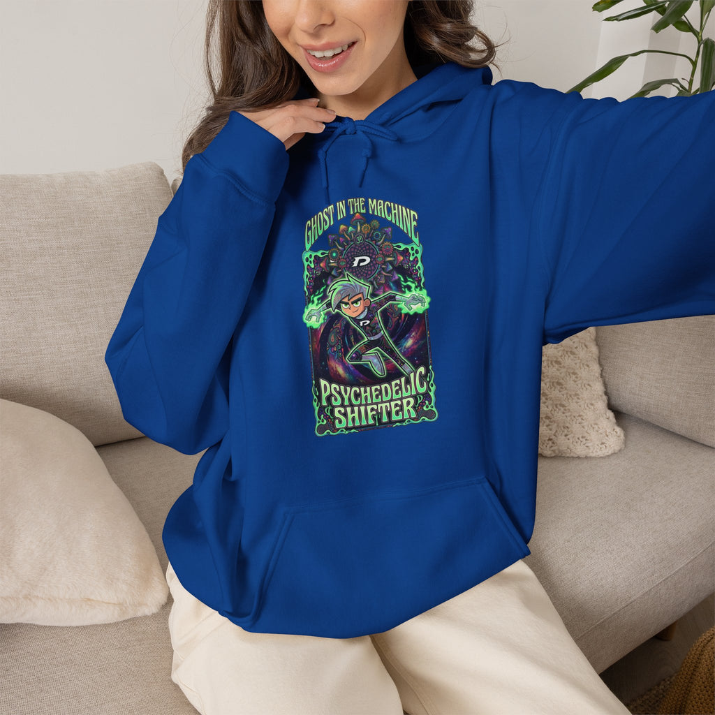 Vert Danny Phantom Psychedelic Vintage Style Unisex Graphic Hoodie