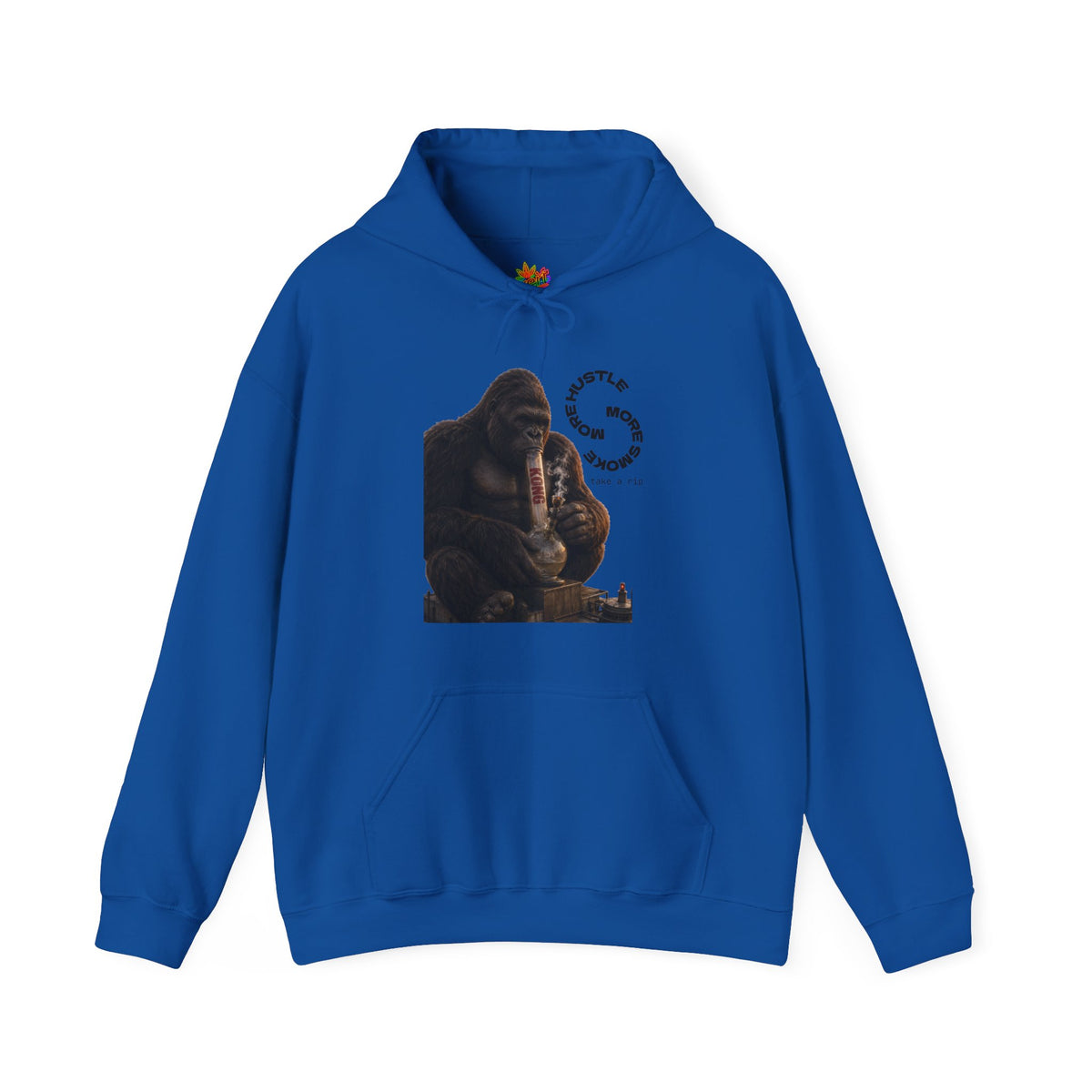 Vert King Kong Smoker Vintage Style Unisex Graphic Hoodie