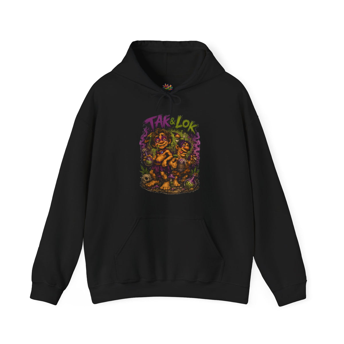 Vert Tak & Lok Vintage Style Unisex Graphic Hoodie