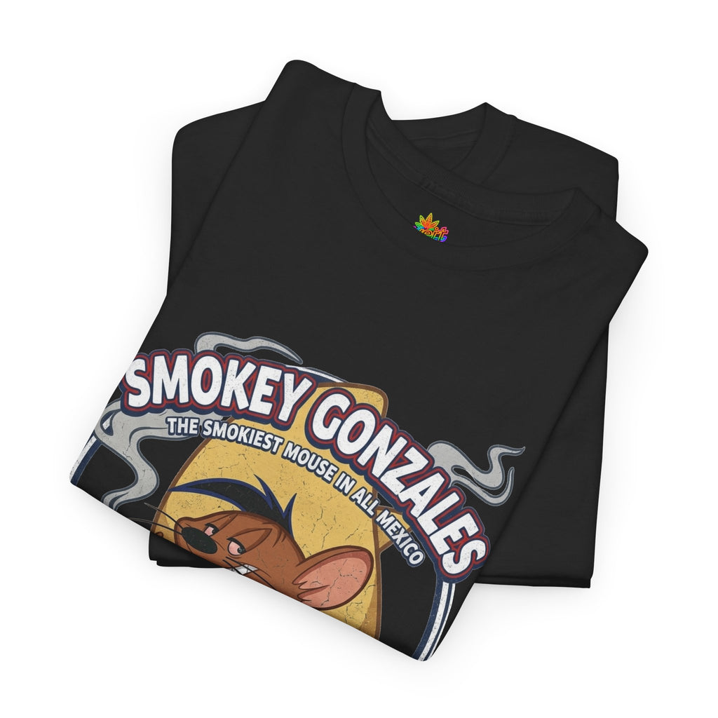 Vert Speedy Gonzales Smoker Vintage Style Unisex Cotton Graphic T-Shirt